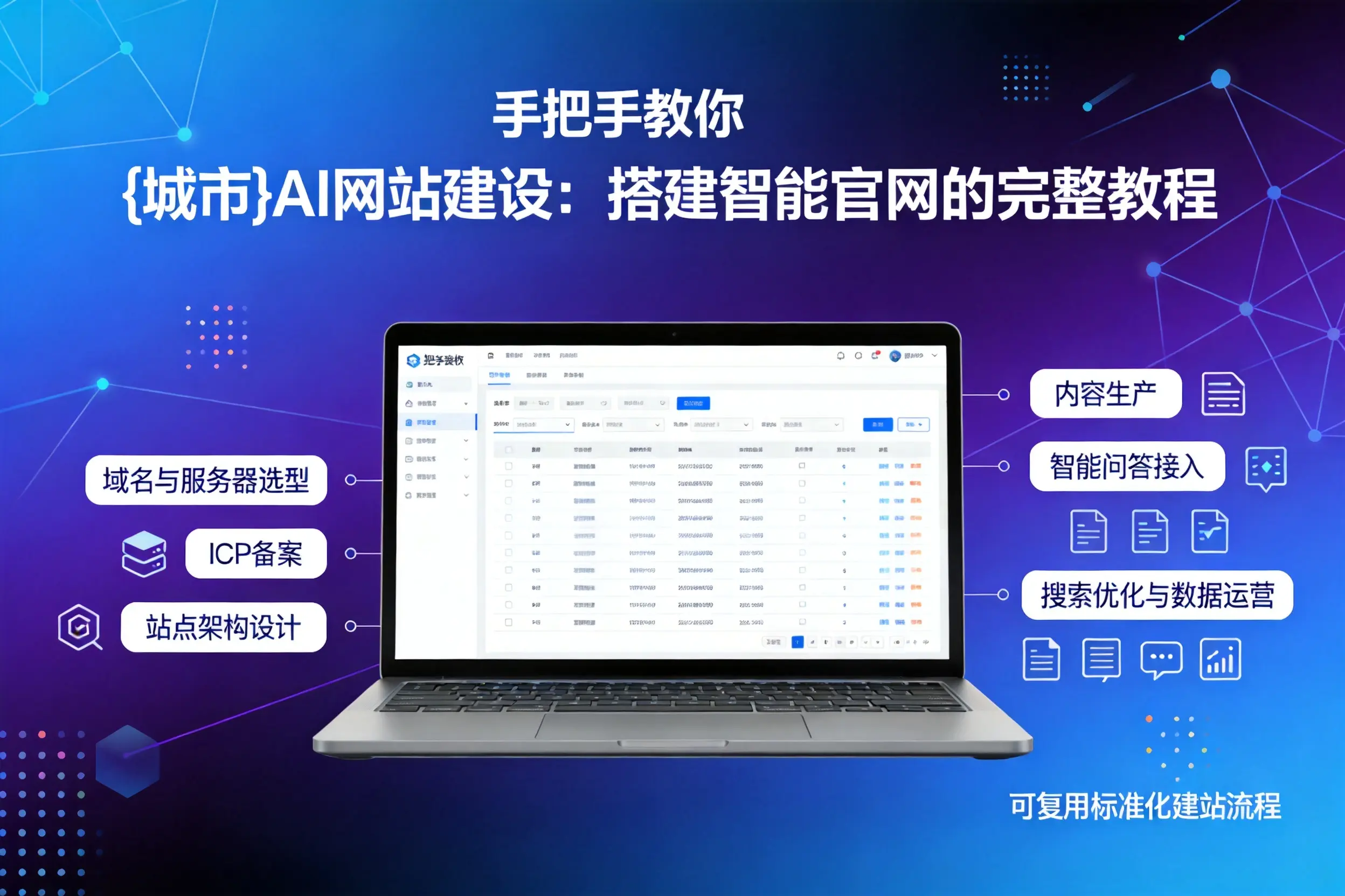 手把手教你昆明AI网站建设:搭建智能官网的完整教程