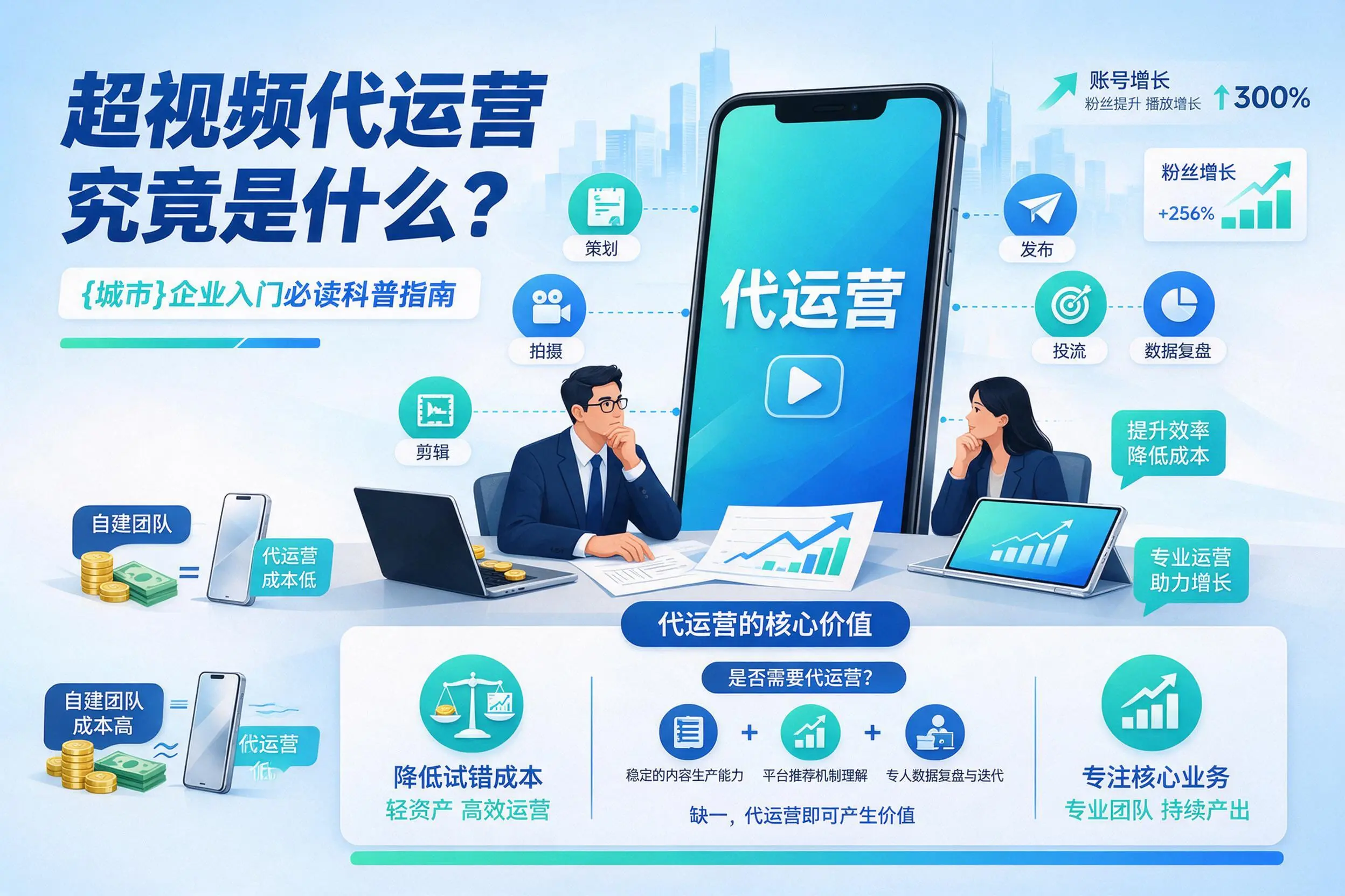 短视频代运营究竟是什么?昆明企业入门必读科普指南
