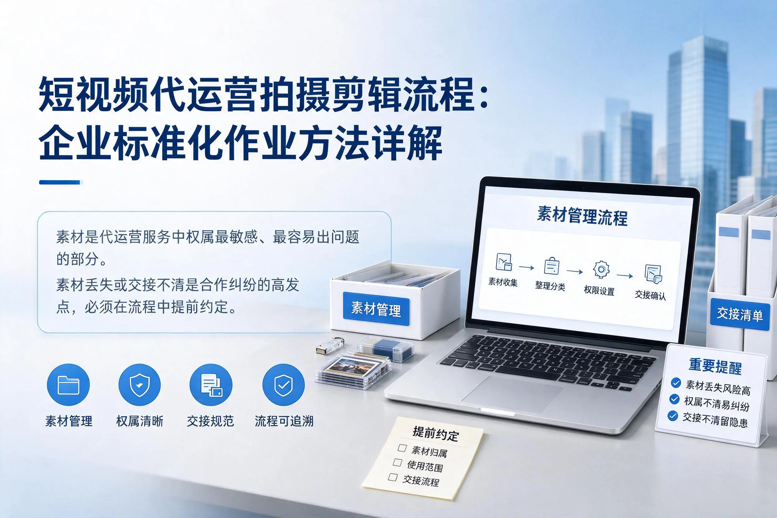 短视频代运营拍摄剪辑流程：昆明企业标准化作业方法详解