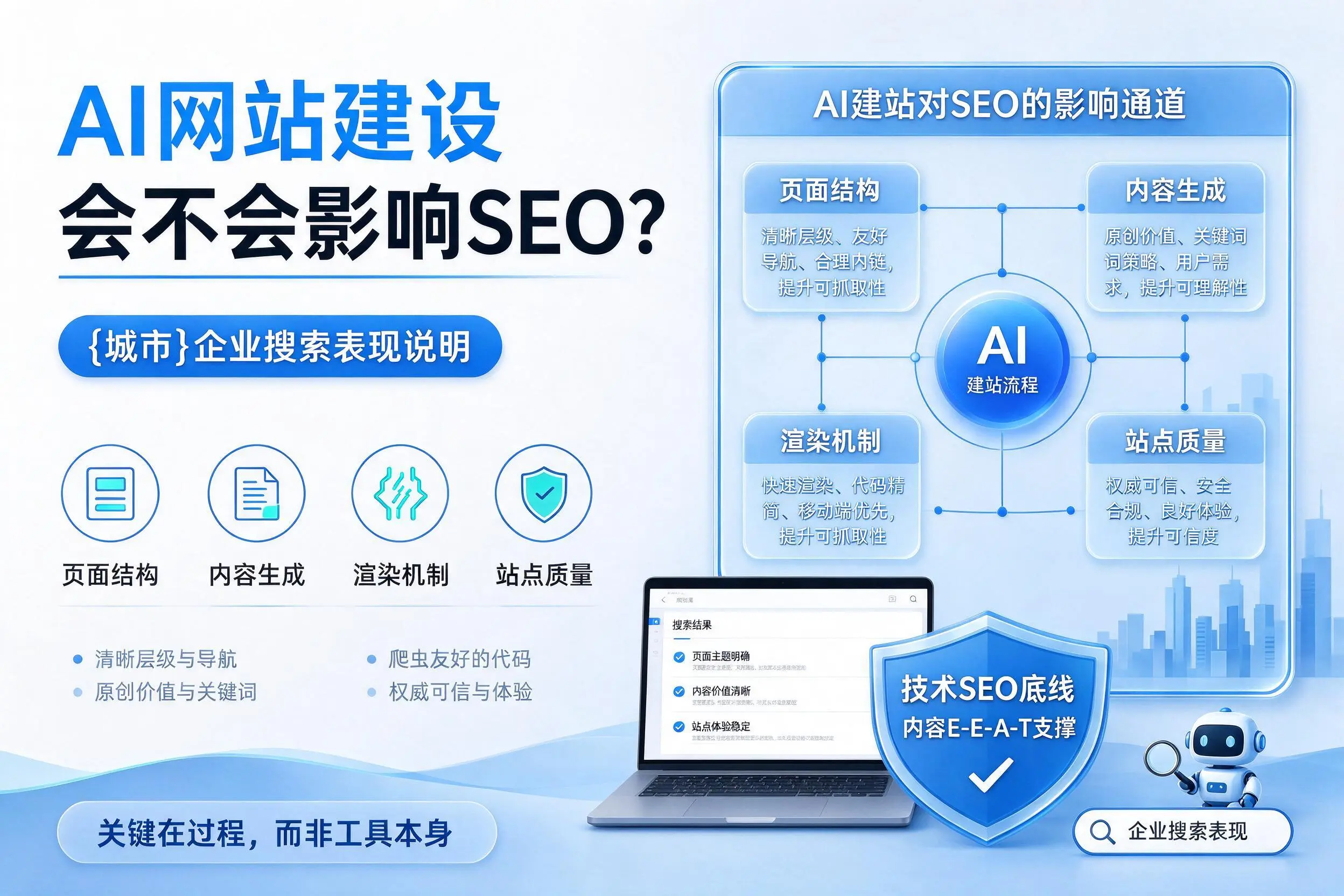 AI网站建设会不会影响SEO？昆明企业搜索表现说明
