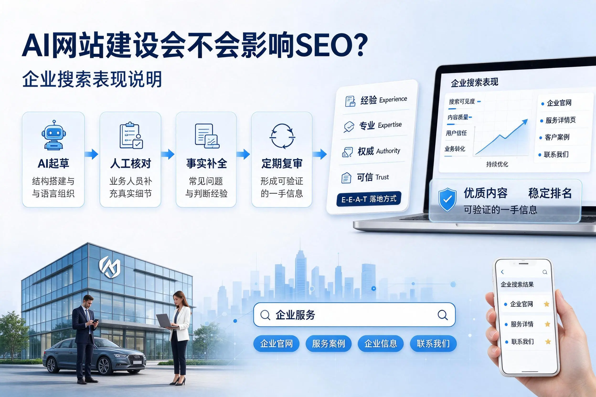 AI网站建设会不会影响SEO？昆明企业搜索表现说明