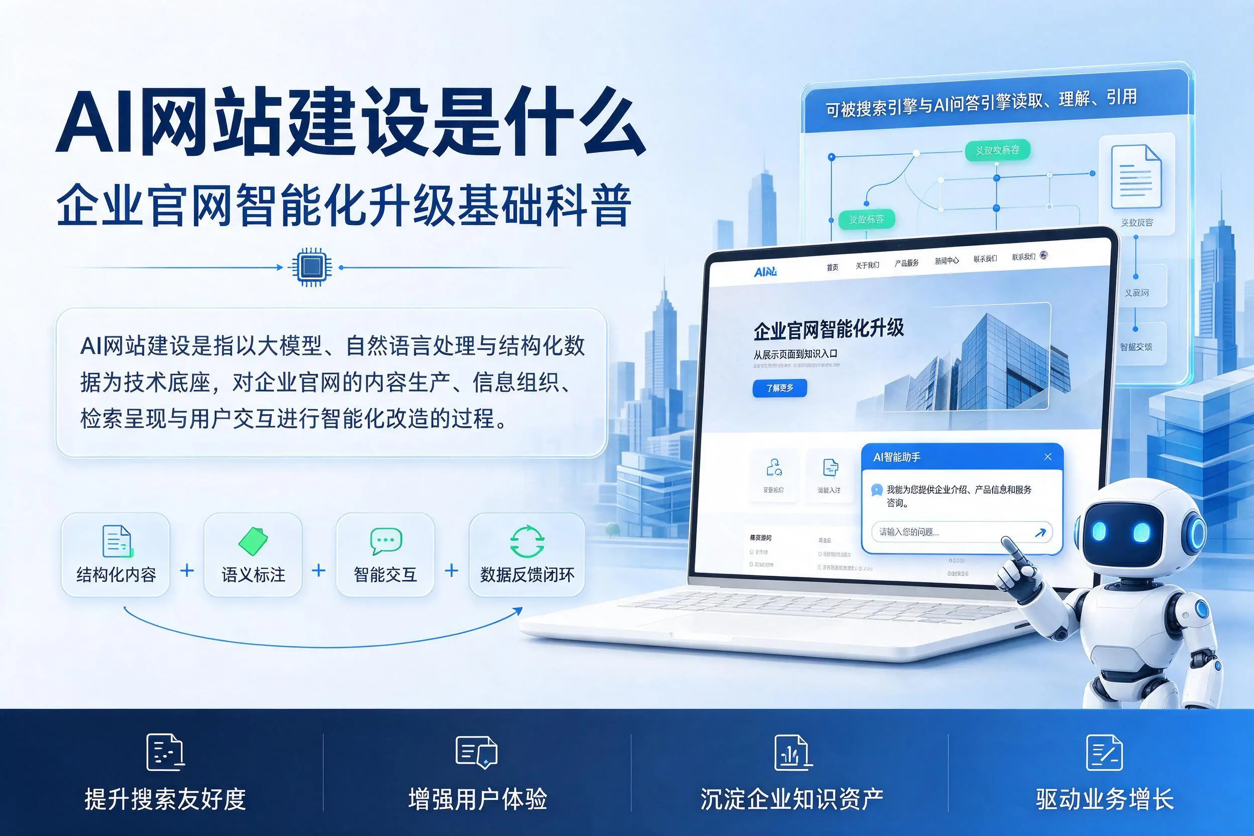 AI网站建设是什么:昆明企业官网智能化升级基础科普