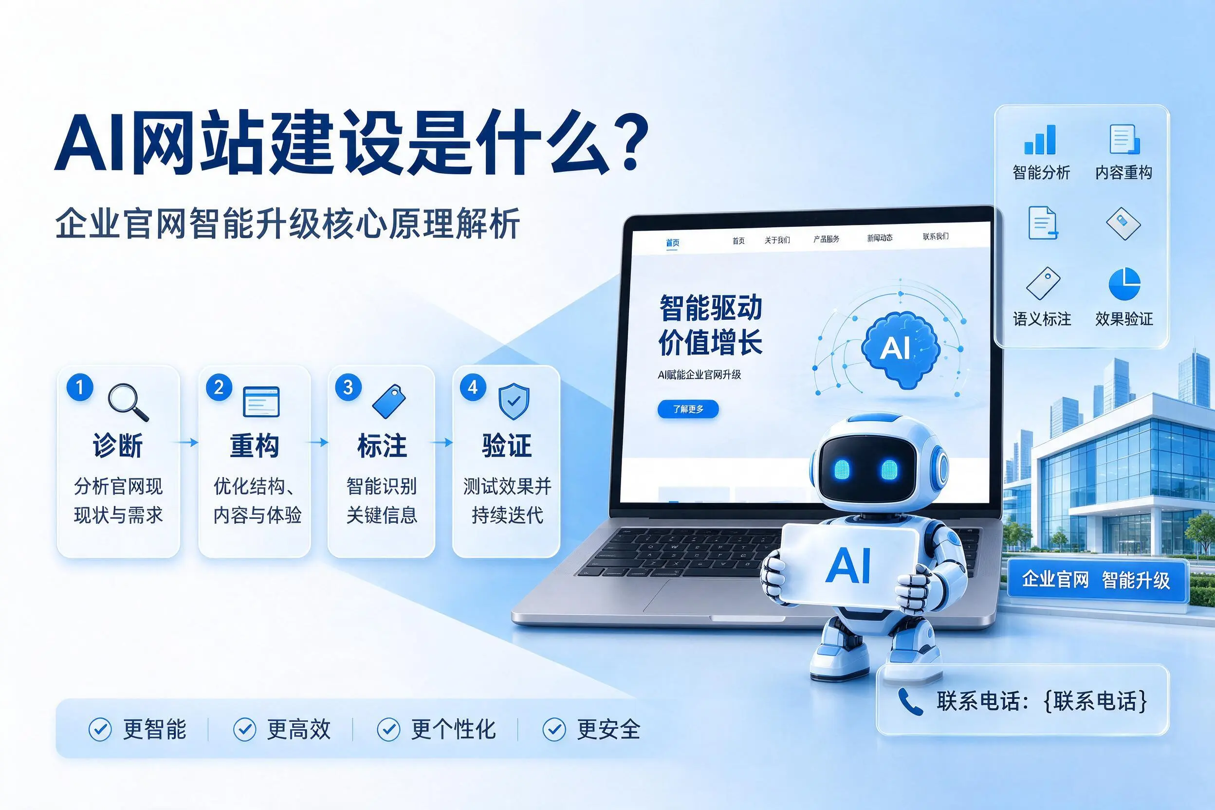 AI网站建设是什么?昆明企业官网智能升级核心原理解析