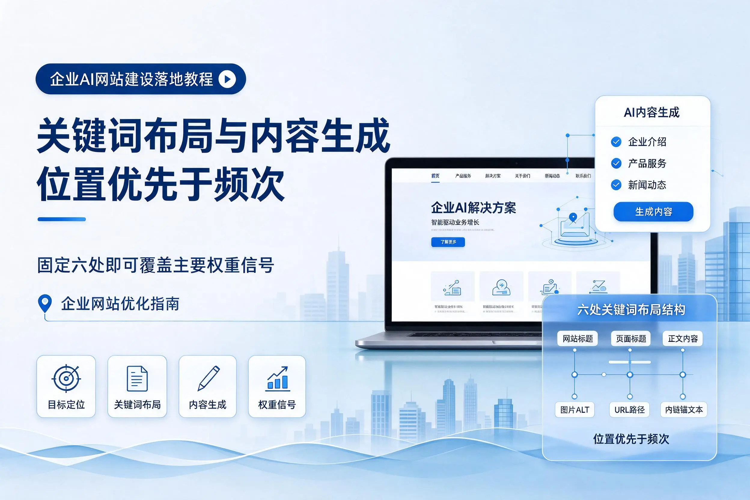 昆明企业AI网站建设落地教程：关键词布局与内容生成